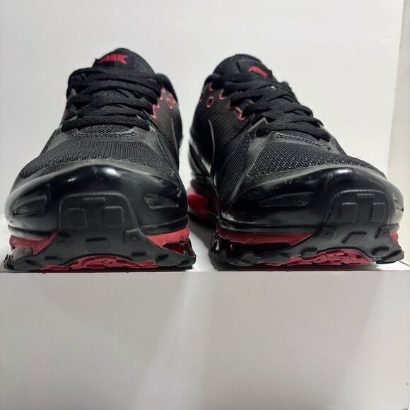 Nike Air Max+ 2010 Leather Black/True Red Running Shoes Size 9.5 Unisex Wmns-11 main image 4